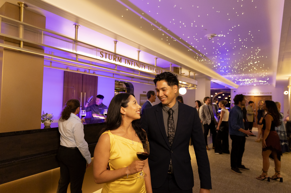 Guests enjoying lobby