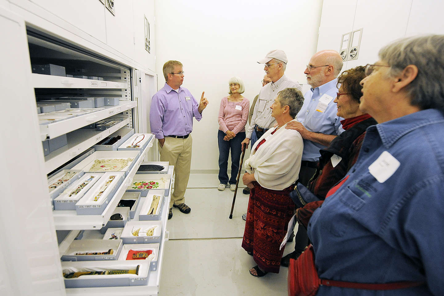 A group of people in the collections 