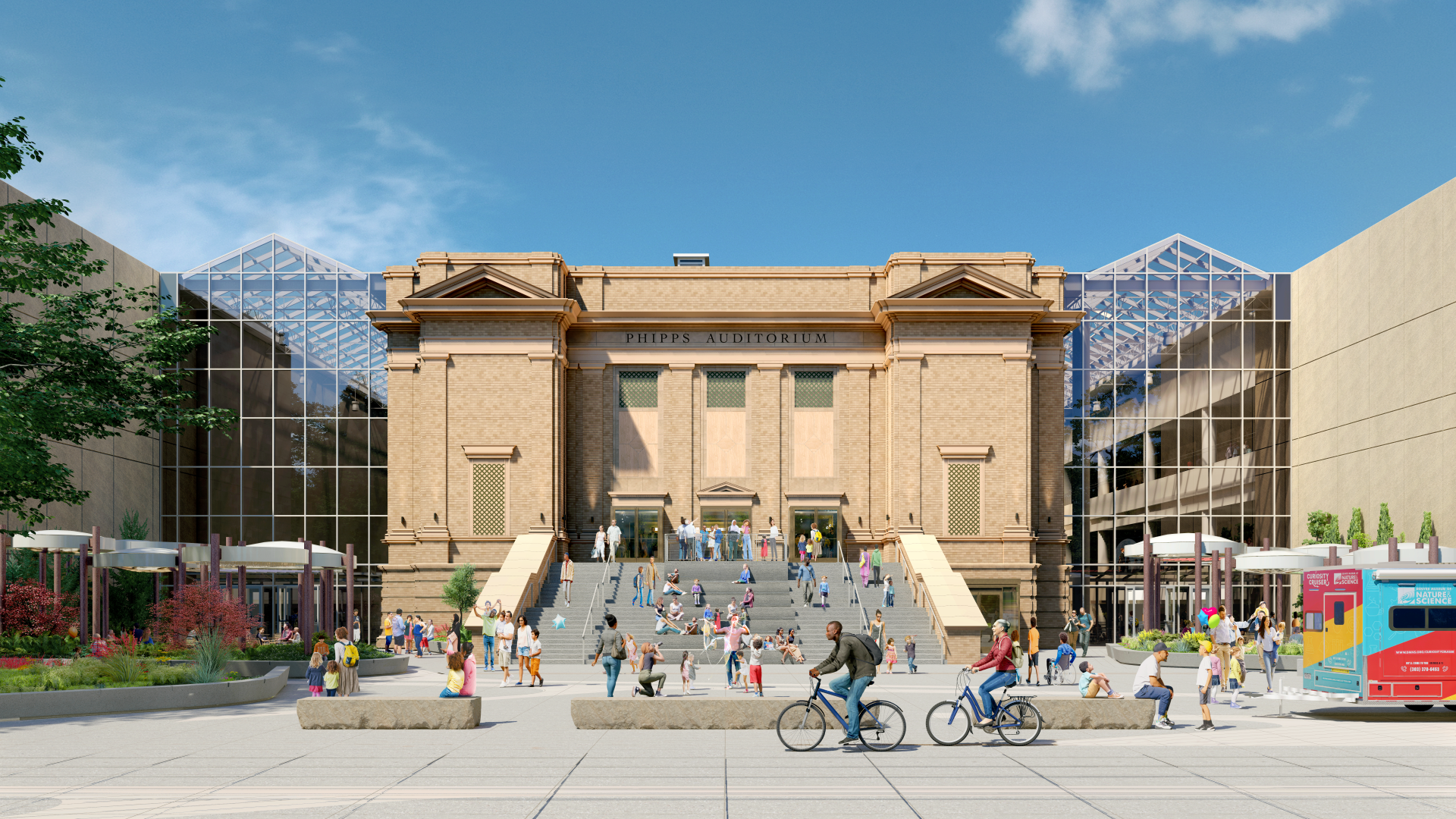 east wing project front facing view